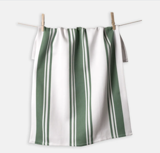 Green Centerband Chef's Kitchen Towel