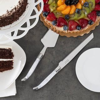 Connoisseur Laguiole Cake & Pie Server Set Pearl White