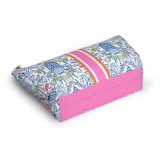 Mahjong Tile Pouch: Colorful Chinoiserie