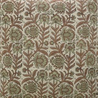 Jaipuri Jaal: Linen Blend Block Print Pillow