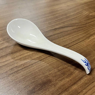 Dragon Porcelain Soup Spoon