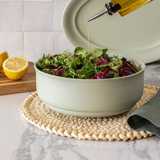 Natural Round Woven Placemats, Set of 4