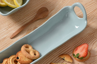 Aqua Cracker Tray in Shatterproof Melamine