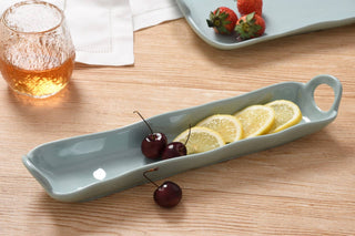 Aqua Cracker Tray in Shatterproof Melamine