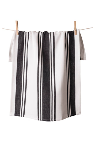 Black Home Centerband Chef's Kitchen Towel