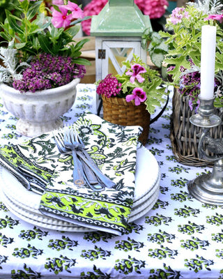 Tablecloth Gayatri Buti Olive: 60x90