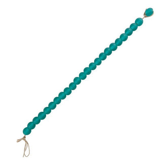 Decor Beads - Teal Glass
