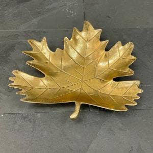 Maple Leaf Bowl - Gold