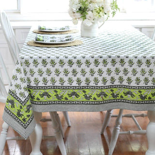 Tablecloth Gayatri Buti Olive: 60x60