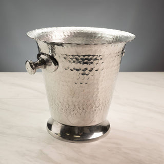 Hammered Ice Bucket 10"