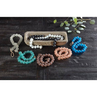 Decor Beads - Teal Glass