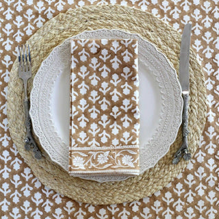 Tablecloth Charlotte Caramel: 60x90