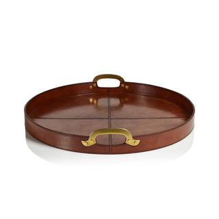 Aspen Leather Square Tray