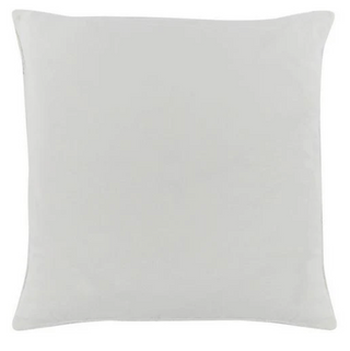Plain canvas backing for Kuba inspired pillow