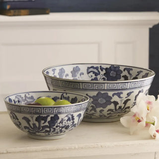 Lianzu Blue & White Lotus Bowl