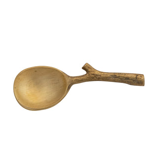 Brass Spoon w Twig Shaped Handle