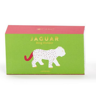 Ceramic Jaguar Ring Holder