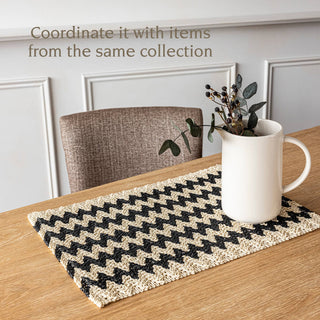 Chevron Natural Fiber Placemats, Set of 4