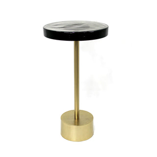 Chunky Glass Top Martini Table