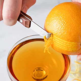 Citrus Zester with acacia handle great for cocktails and chef prep