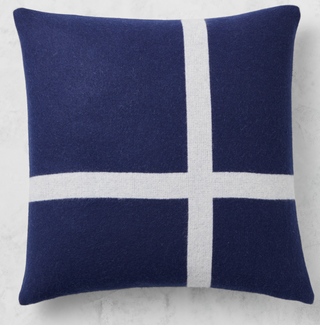 Dorset Cashmere & Wool Pillow, Navy