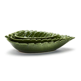 Fern Leaf Serving Bowls