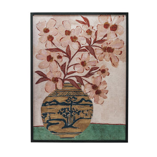 Flowers in Asian Urn Artwork