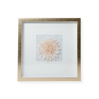 Gold Frame Selenite Flower- Large