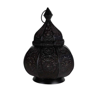 Moroccan inspired fretwork hanging lantern
