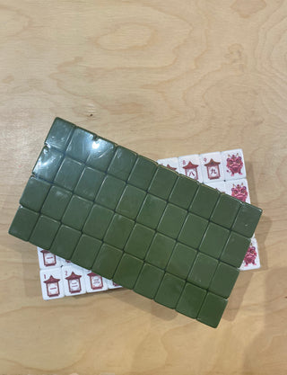 Olive Green 4-Layer Luxury Mahjong Tiles