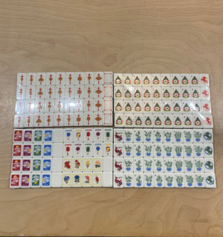 Green Malachite 4-Layer Luxury Mahjong Tiles