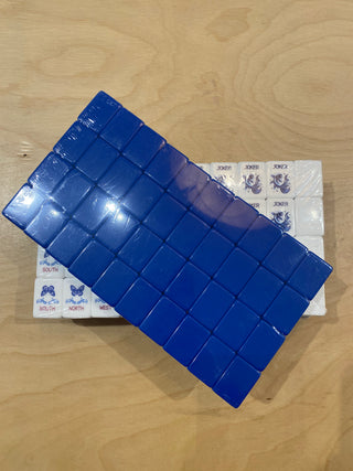 Royal Blue 4-Layer Luxury Mahjong Tiles