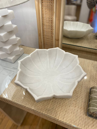 Marble Water Lilly Bowl
