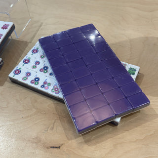 Purple 3-Layer Luxury Mahjong Tiles