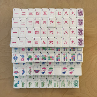 Apple Green 4-Layer Luxury Mahjong Tiles
