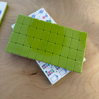 Apple Green 4-Layer Luxury Mahjong Tiles