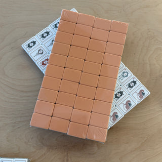 Oversized Peach 4-Ply Luxury Mahjong Tiles