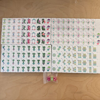 Bamboo Pattern 4-Layer Luxury Mahjong Tiles
