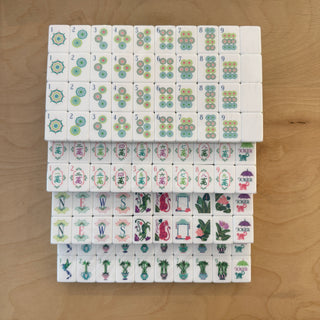 Bamboo Pattern 4-Layer Luxury Mahjong Tiles