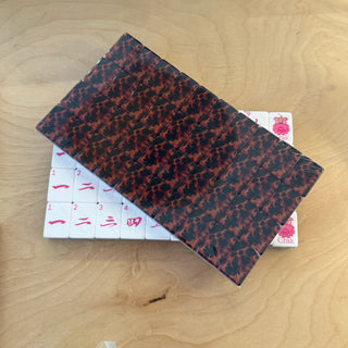 Tortoise Print 4-Layer Luxury Mahjong Tiles