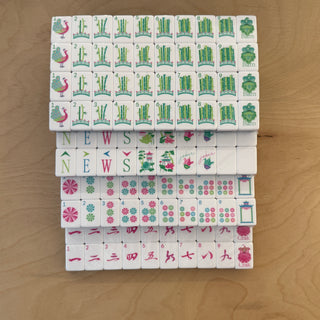 Tortoise Print 4-Layer Luxury Mahjong Tiles