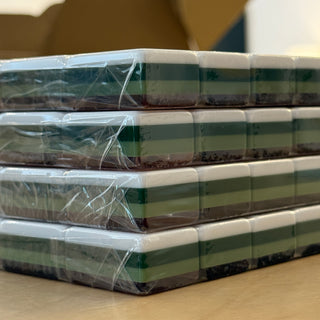 Burl Wood 4-Layer Luxury Mahjong Tiles