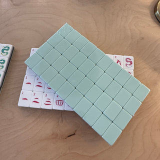 Light Green 4-Layer Luxury Mahjong Tiles
