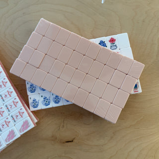 Light Pink 4-Layer Luxury Mahjong Tiles