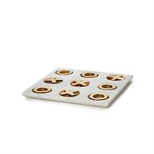 Marble Tic Tac Toe Game with fold x and o