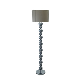 Floor lamp with a unique design on a white background