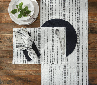 Black and white Mud Cloth Napkin