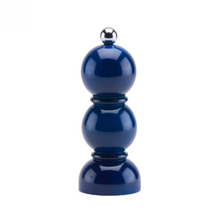 Navy Mini Bobbin Salt or Pepper Grinder