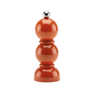 Orange bobbin style salt or pepper haker