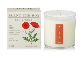 Red Poppy - Plant the Box Candle - 9oz.